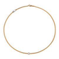 Collana Fope Donna Eka in Oro Diamante 0.19 Ct 73001CX_PB_G_XBX_070 - 73001CX_PB_G_XBX_070